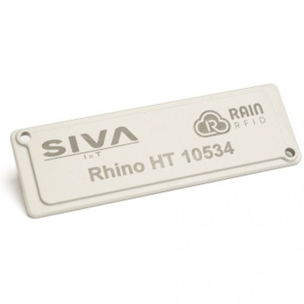 SIVA HT 10534 – RFID hard tag med stor merkeflate for lasergravering