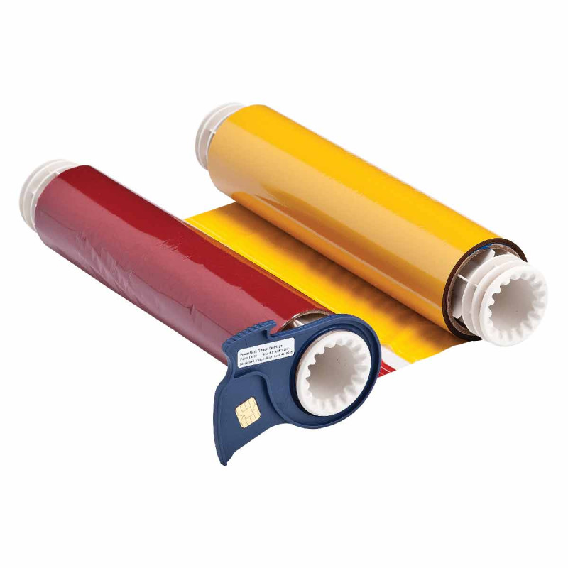BBP85 Ribbon - Blk-red-blue-yellow 220mm with 380mm panels