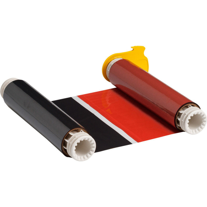 BBP85 Ribbon - Blk-red 220mm with 380mm long panels