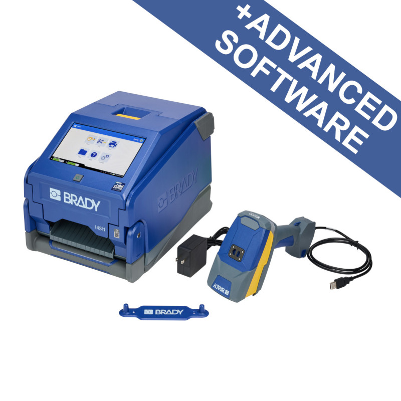 i4311 Industrial Label Printer, Wi-Fi / BT + BWS and V2200 Barcode Reader kit