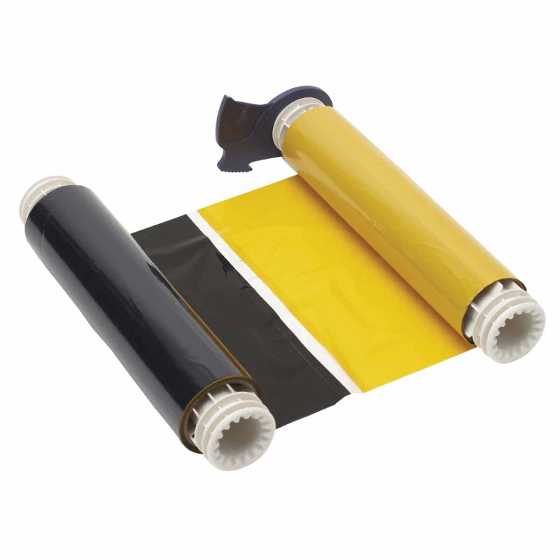 BBP85 Ribbon - Blk-Yellow 220mm with 380mm long panels