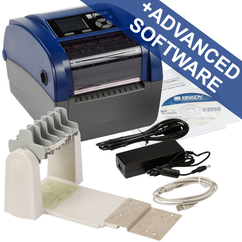 BBP12 Label printer 300 dpi - EU with Unwinder and Brady Workstation Suite