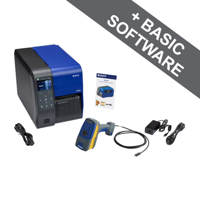 i6100 Industrial Label Printer 300dpi with V2200 scanner kit - EU