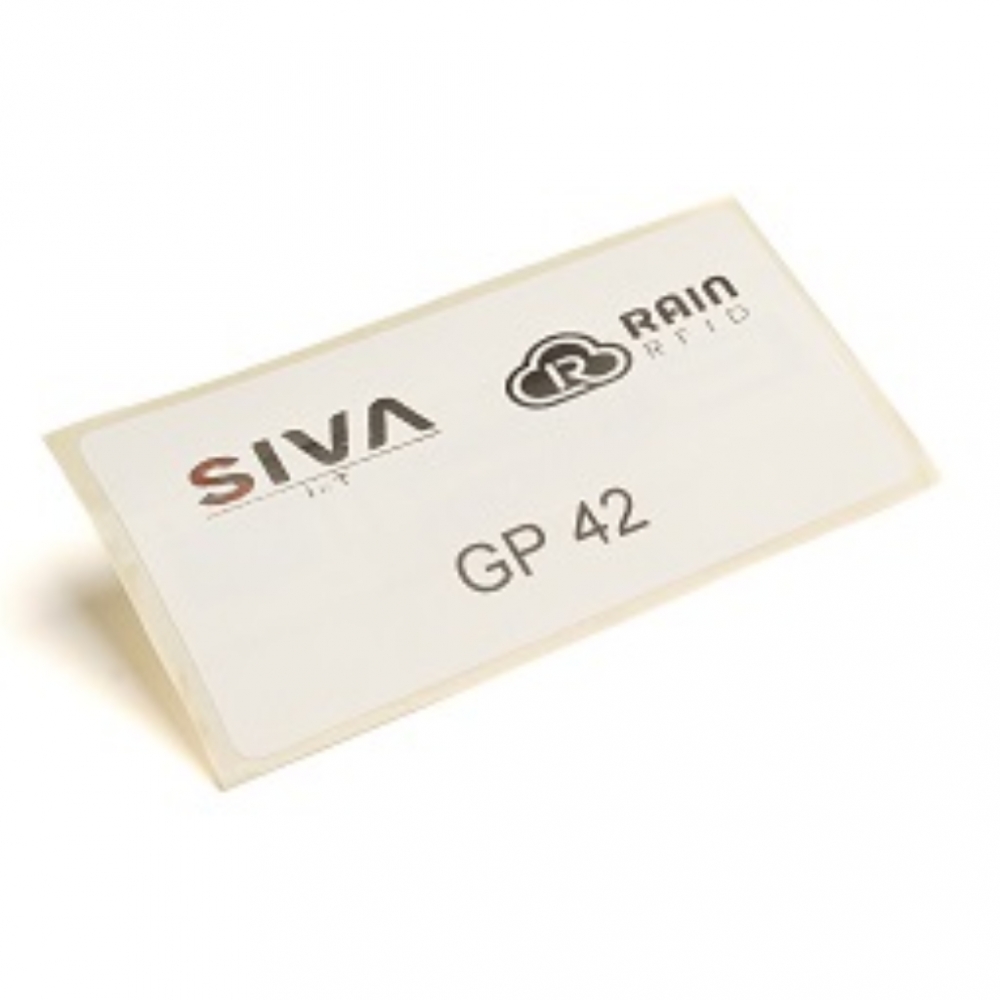 SIVA GP 42 – Økonomisk UHF RFID-etikett for kartonger og paller
