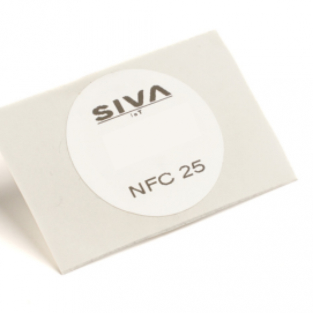 SIVA NFC 25 – Rund NFC-etikett med høy ytelse for smart kommunikasjon