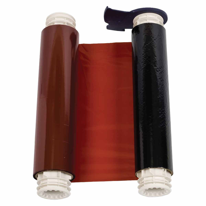 BBP85 Ribbon - Blk-red 220mm with 200mm long panels