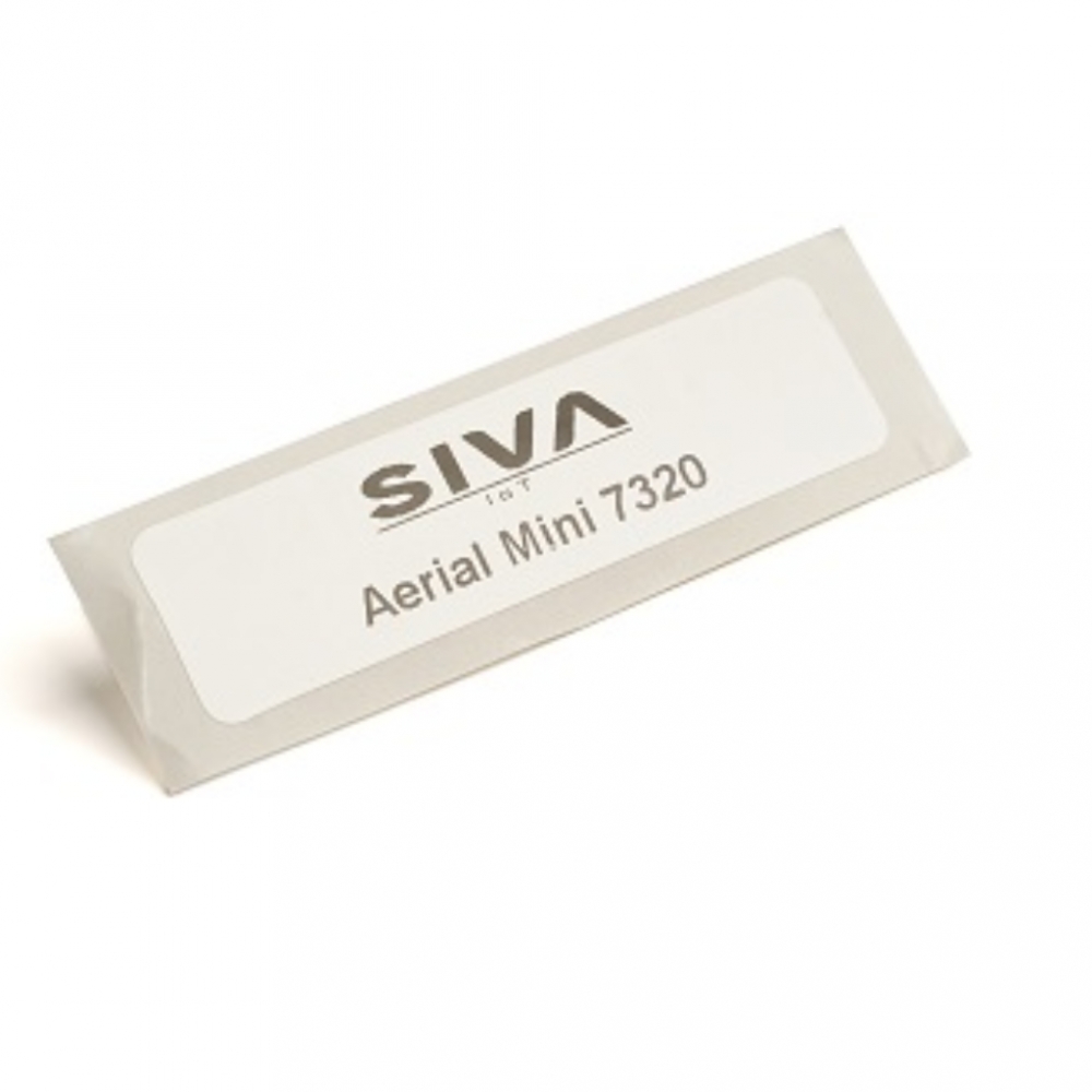 SIVA AERIAL MINI 7320 – Allsidig RFID-label med lang rekkevidde for plast og papp